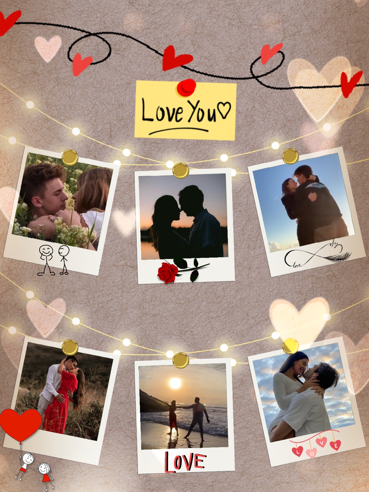 Collage d'amour 