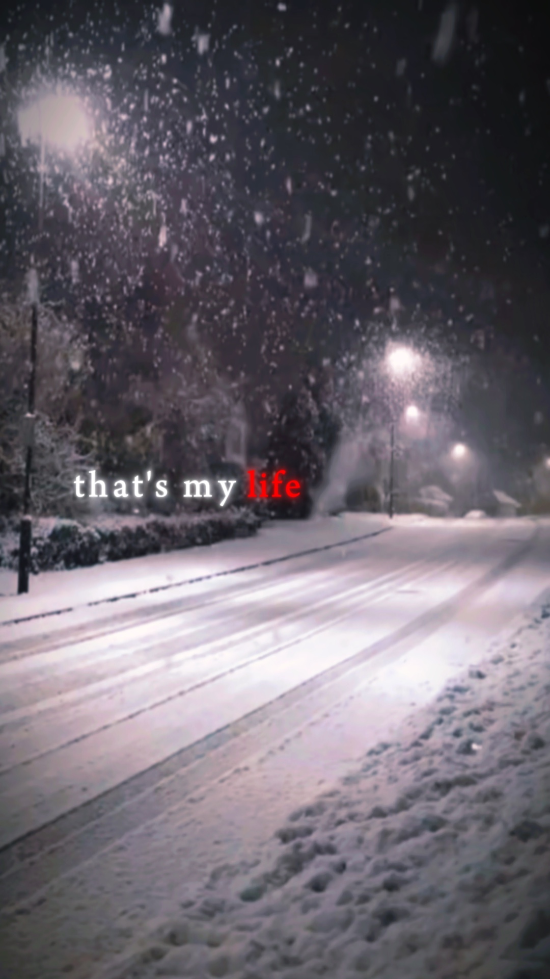 That’s my life