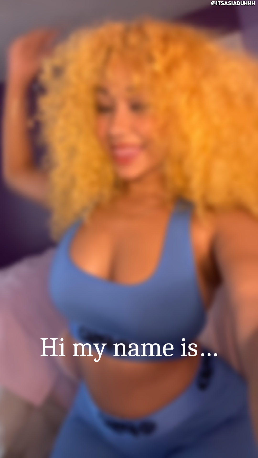 MY NAME IS…