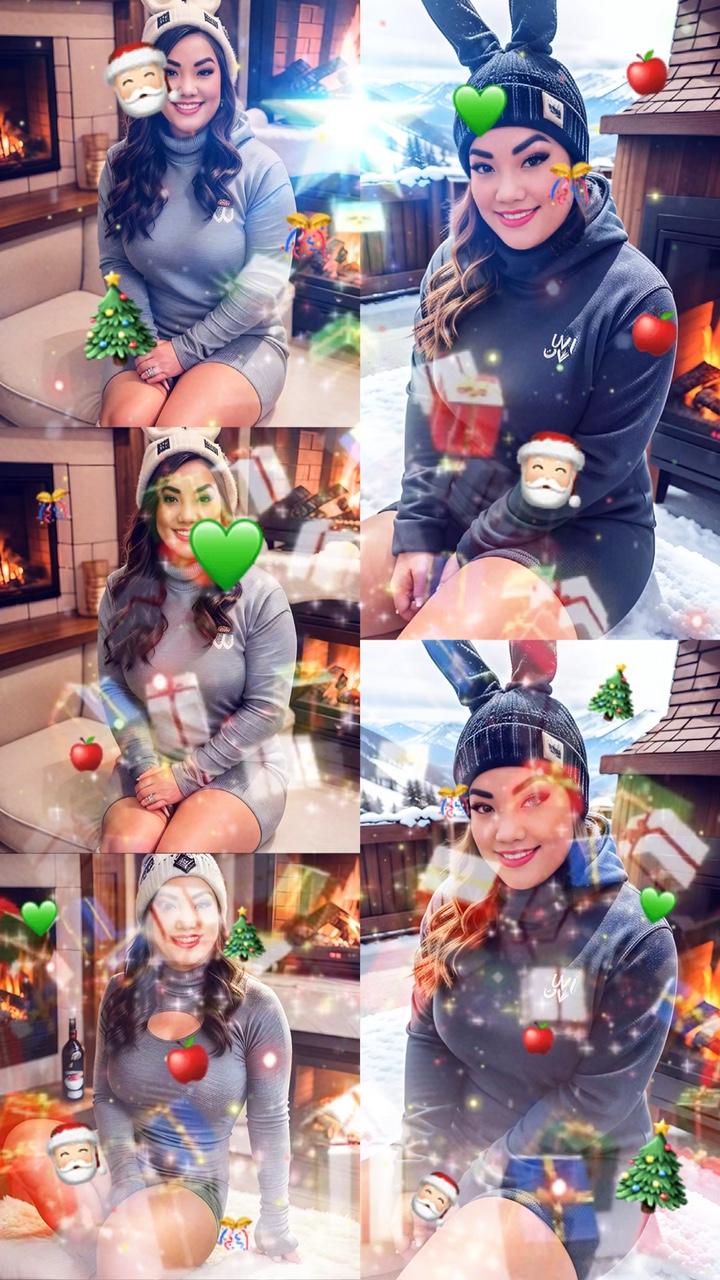 Xmas tree collage 🎄🎄