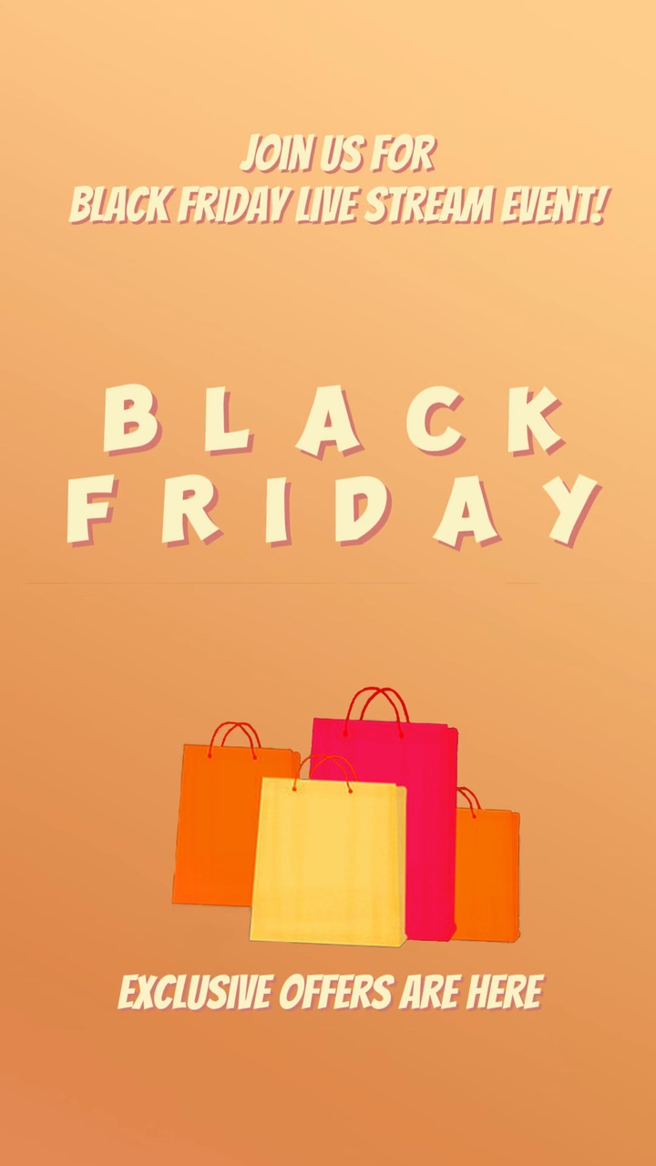 Black Friday Live-Trailer-Vorlage