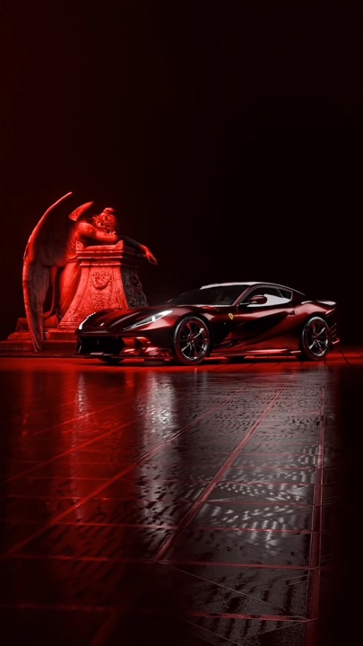 Súper COCHE rojo