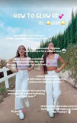 glow up tips! โญ๏ธ๐ช