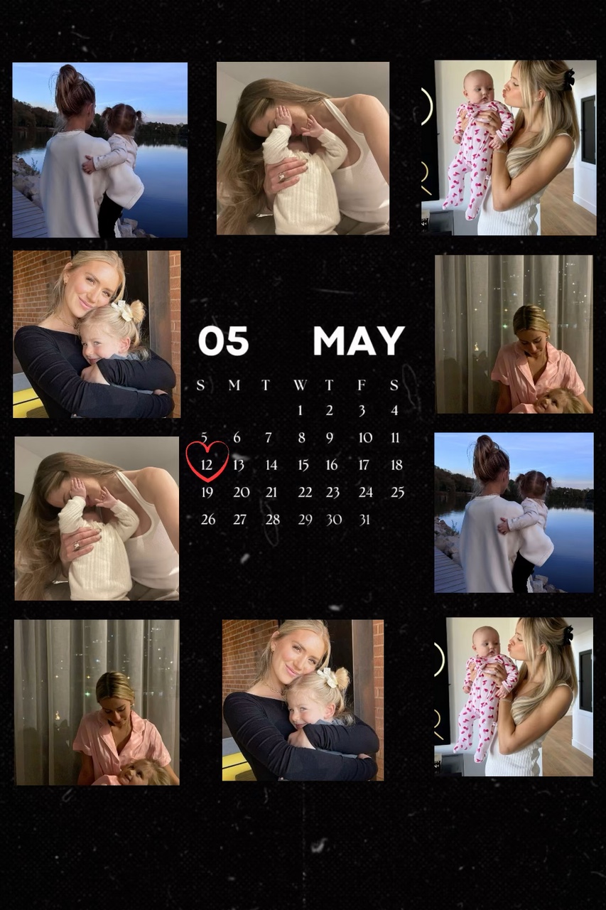 Calendario del día de la madre 