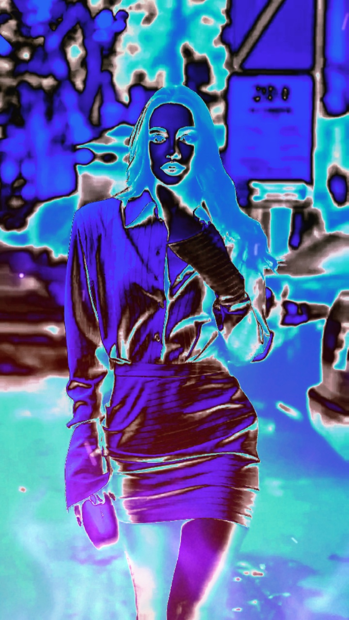 Blue flash effects