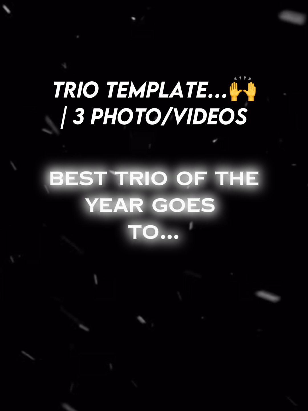 Mejor trío 🙌🥇🤞🗿