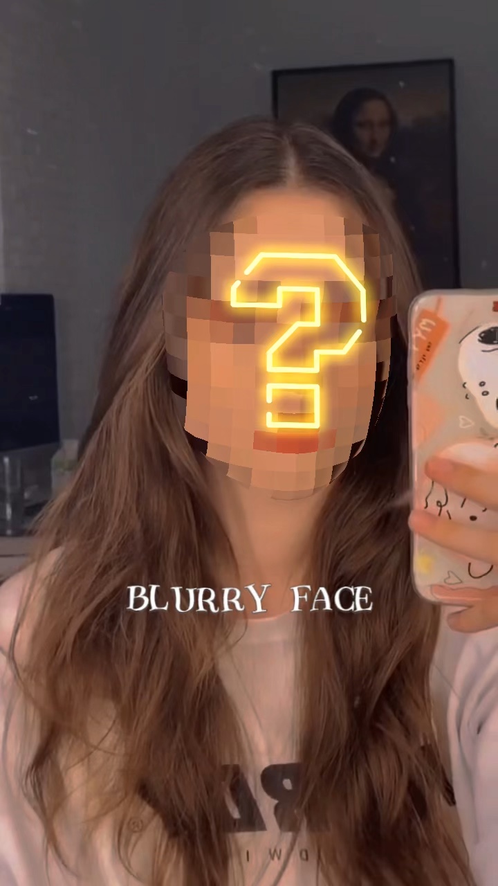 Tendencia de cara borrosa