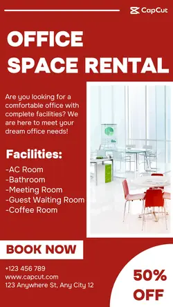 Office space rental sales promotion