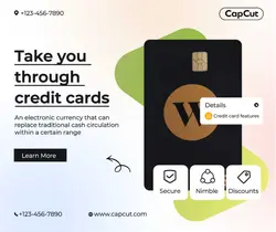 Finance Credit cards Publicity Minimalist