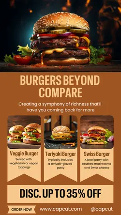 Burgers Beyond Promotion Instagram Story