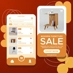 Modern Furniture Sale Poster