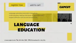  Education Language Training Promotion Modern 