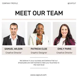 Business Team Introduction Instagram Post