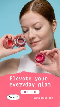 Beauty and Personal Care New Product - IG Story - Makeup Pink Brush