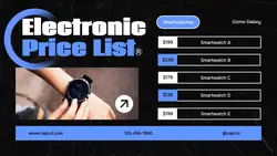Electronic Product Price List Twitter Post