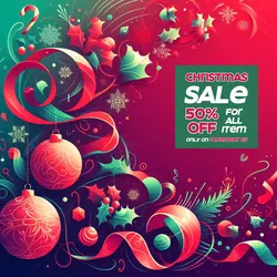 Christmas Sale Linkedin Post