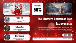 Christmas Tree Sale Promotion Twitter Header