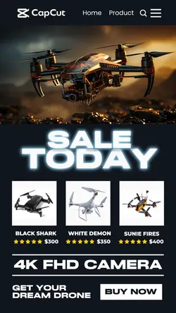 Technology Drone Promotion Instastory