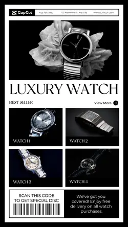 Luxury Watch Display Instagram Story