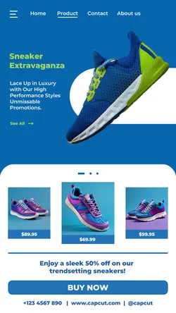4 Multi-product Image Shoes Promotion for Instagram Story