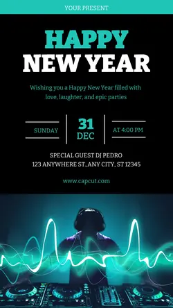 Happy Newyear Instagram Story