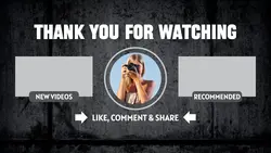 Non-marketing Youtube end Screen