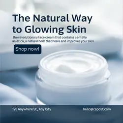Beauty Product Face Cream Instagram Post