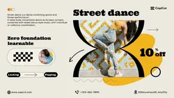 Education Street dance Heavy promotion  Business