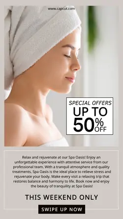beauty and personal care special offers spa promotion