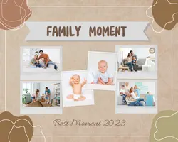 Family Photo Collage Template