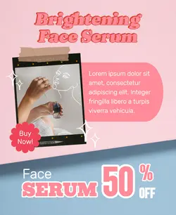 Promotion Serum Instagram Post