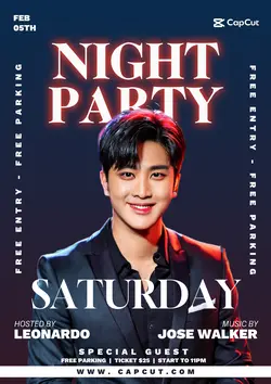 Non-Marketing Campus Poster Night Party