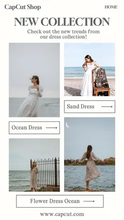 Fashion Dress Collection Product Instagram Story