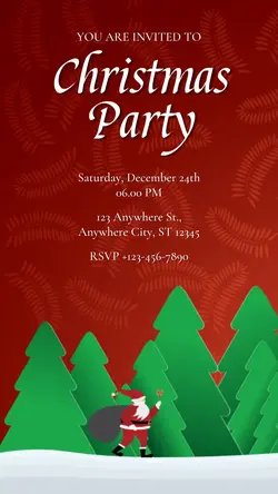 Other Industries Christmas Party Instagram Story