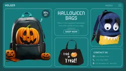 Halloween Bags Sale Twitter Post