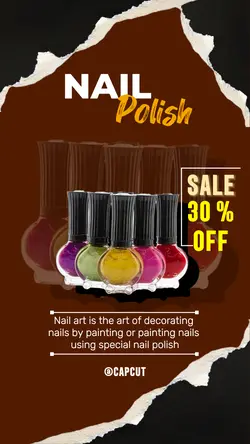 NAIL POLISH INSTAGRAM BROWN