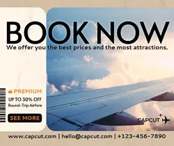 Travel promotion Airplane flight Event promotion