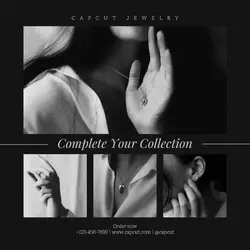 Luxury Jewelry Promotion Instagram Post