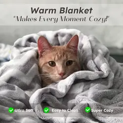 E-Commerce Household Accessories Blanket Product Callout Minimalist