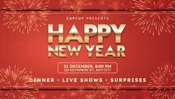 Happy New Year Event FB Cover Photo