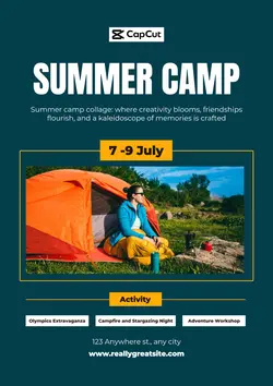 Non Marketing Campus Poster Summer Camp