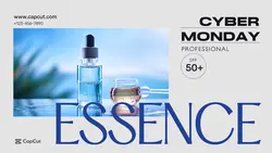 Cyber Monday Beauty & Personal care Facial oil Product display Simplicity