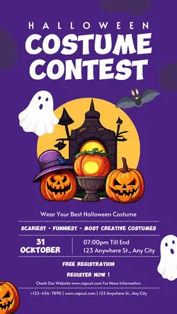 Halloween Contest Instagram Story