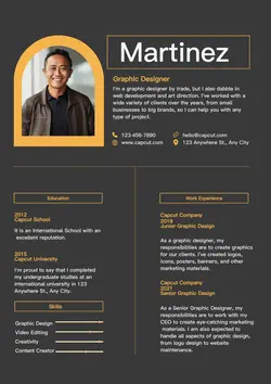Business Graphic Designer Resume