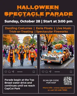 Halloween Event Parade Invitation