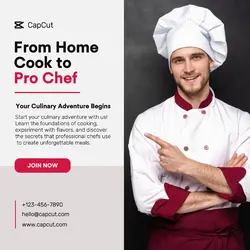 Food Chef Class Instagram Post