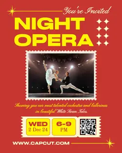 Opera Orchestra Promotion Poster