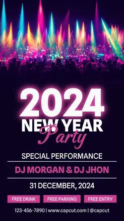 Other Industries 2024 New Year Party Promotion