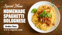 Special Menu Spaghetti Facebook Cover
