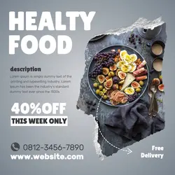 Healty Food Template
